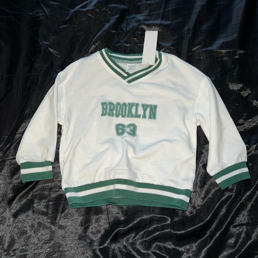 Toddler SHEIN Varsity Sweater